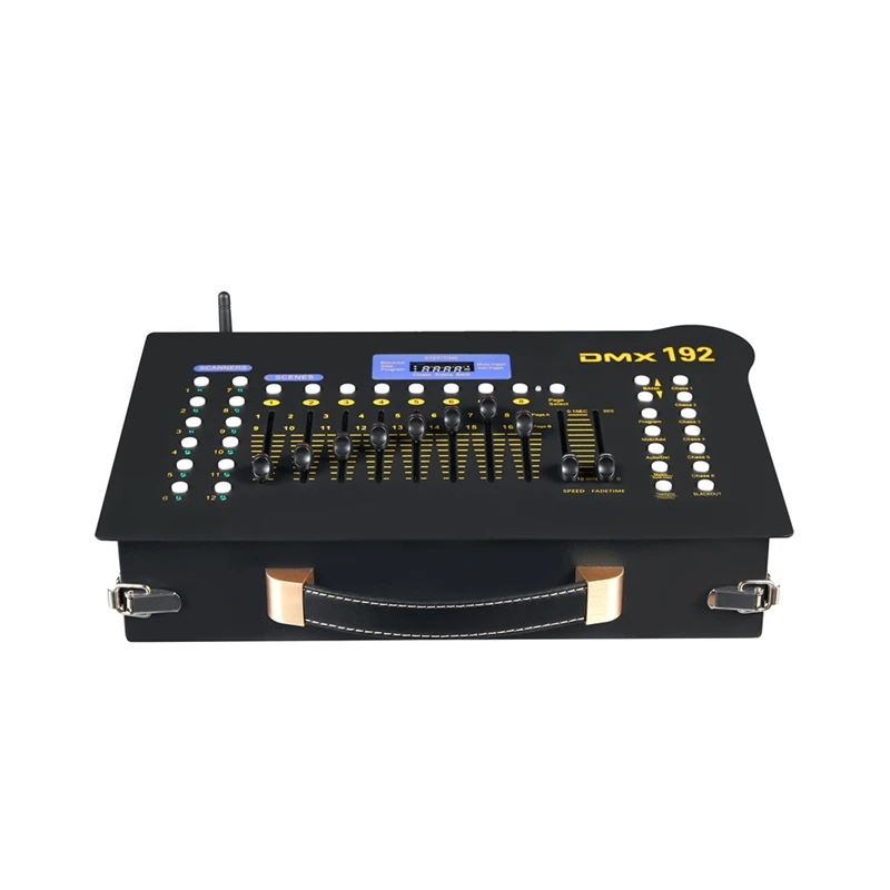 Wireless DMX 512 Console  192 Channel Light Controller With Rechargeable Receivers  For Live Concerts Djs Clubs EU Plug