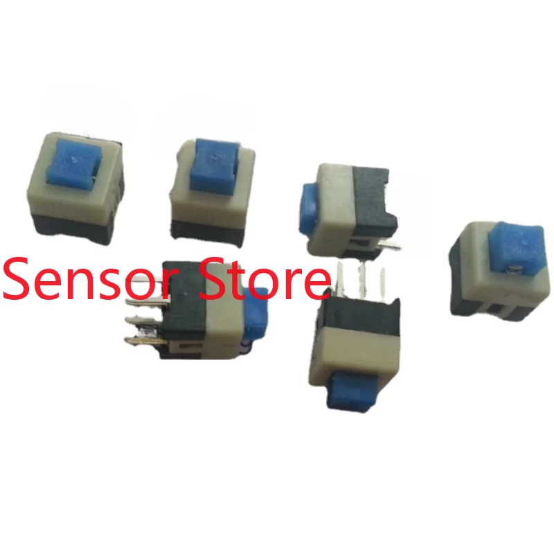 10PCS High Quality Self-locking Switch 7*7 Double 6 Pins  Flat Head  Button Micro 