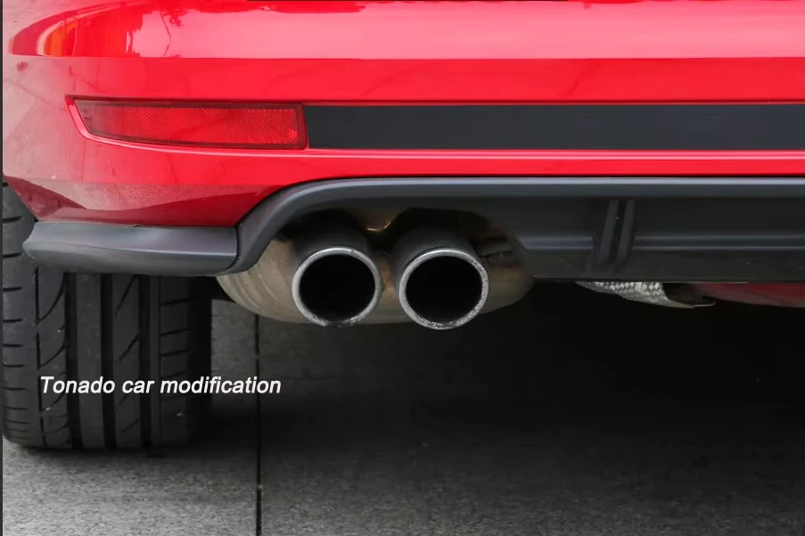 Auto Car Rear Bumper kit OEM GLI style PP Rear Diffuser Spoiler Lip Fit For VW Jetta MK6 2015 2016 2017 2018 - view 6