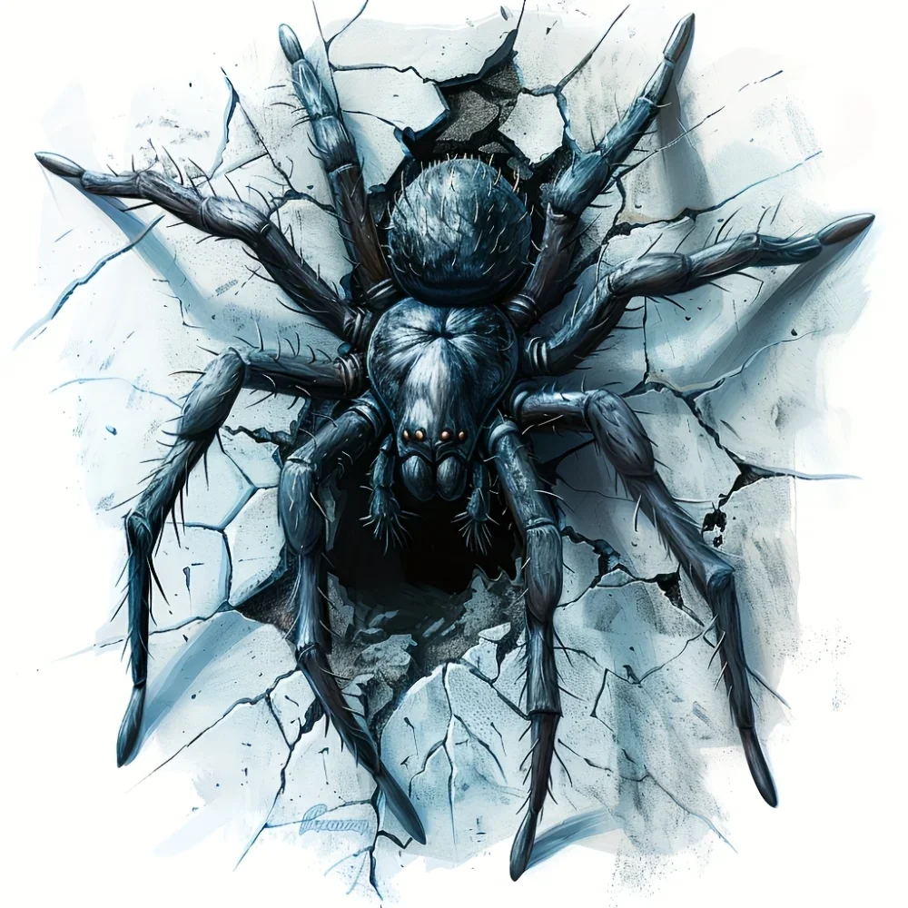 멋진 공포 거미 스티커, 자동차, 트럭, 오토바이, 헬멧, 노트북에 적합 - 내구성이 뛰어난 비닐, 오토바이 스티커