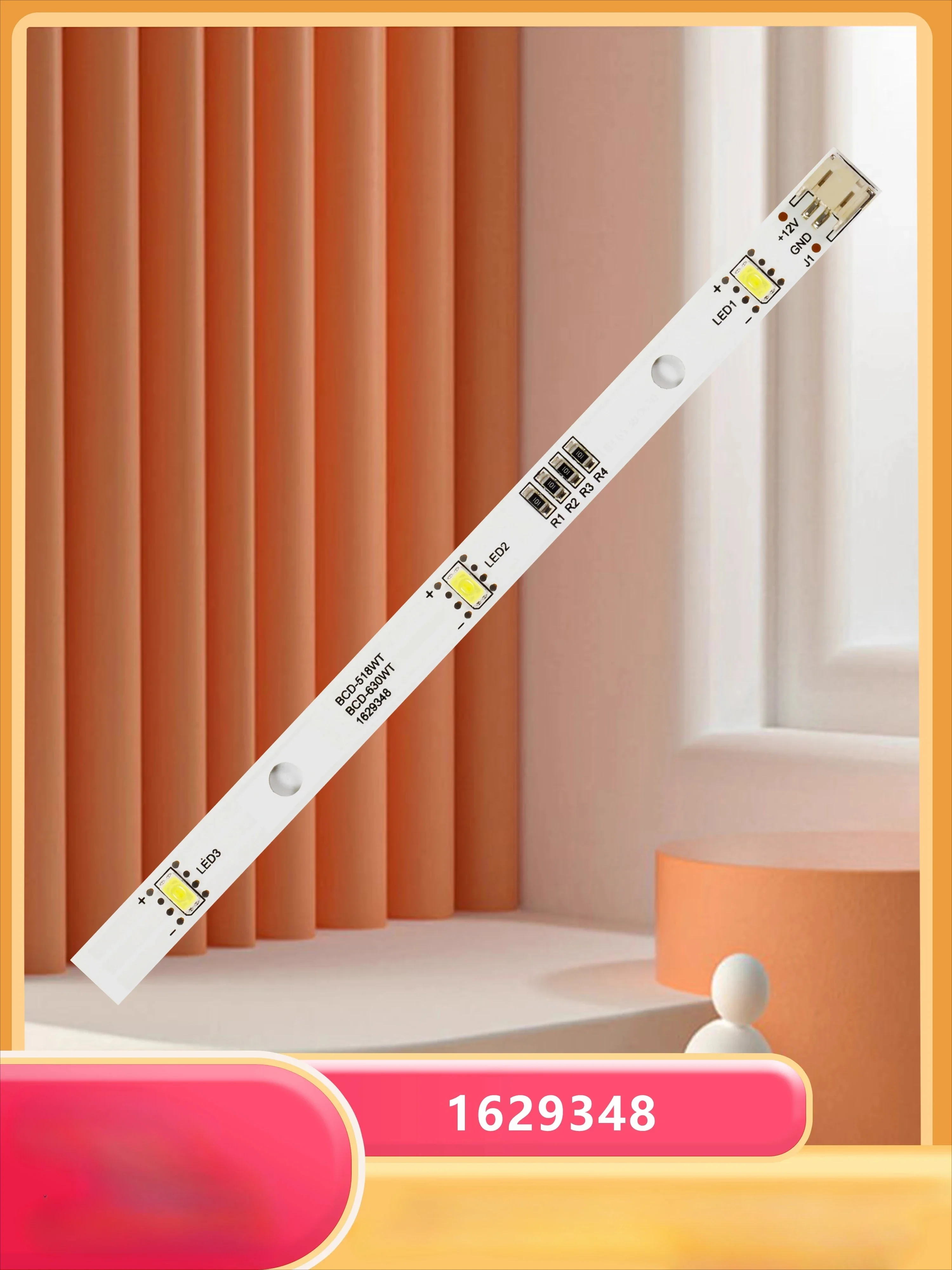 Freezer Refrigerator LED Strip Light Bar for RONSHEN/ HISENSE E349766 MDDZ-162A 1629348 DC12V 2W HCDM415LC