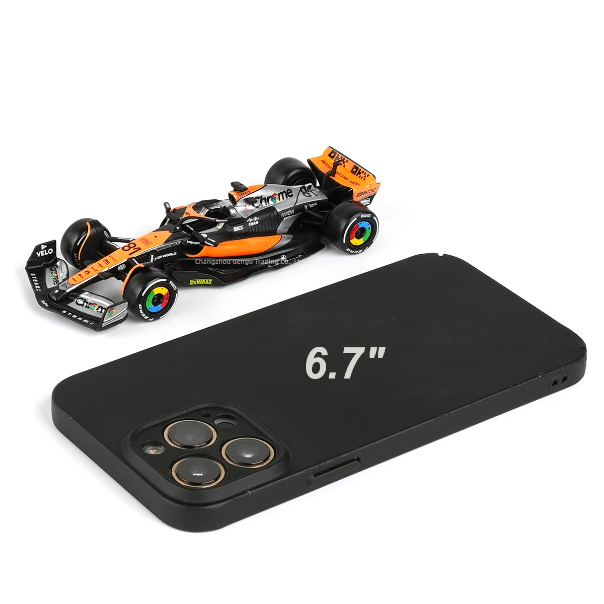 Bburago 1:43 2023 Mclaren MCL60 F1 Formule Auto Gegoten Voertuigen Collectible Model Racing Speelgoed