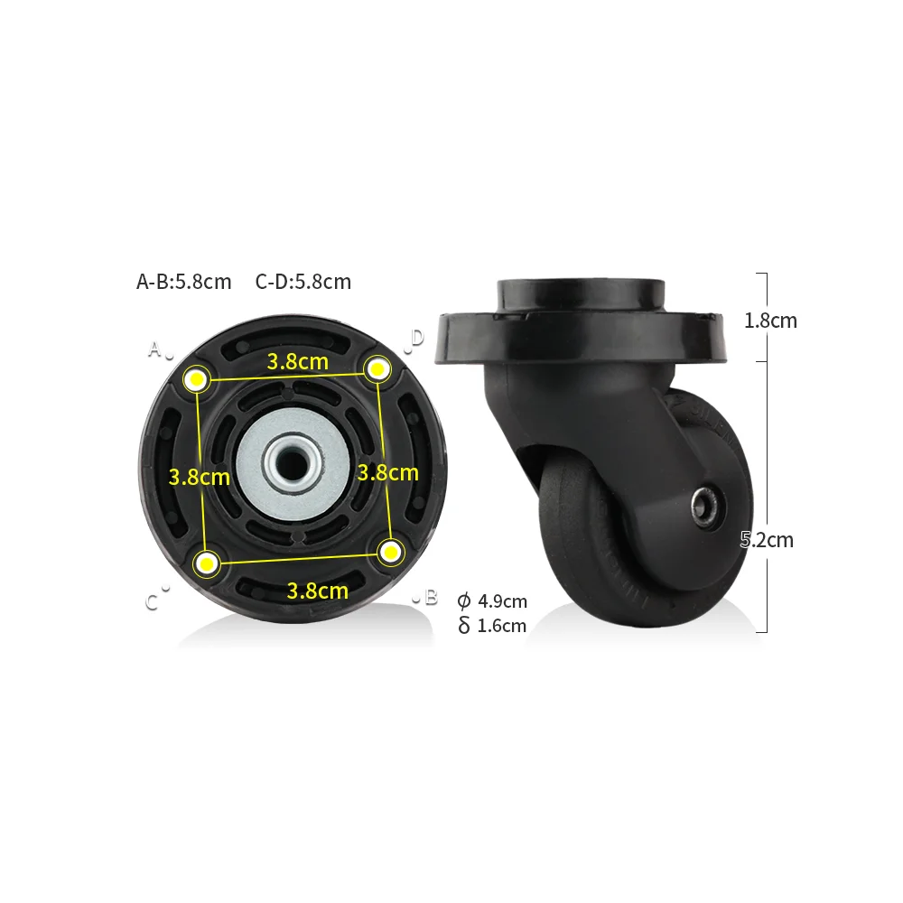 Applicable Lojel Trolley Wheels Universal Accessories Roger Luggage Casters Replacement Suitcase Universal Wheel Repair Parts