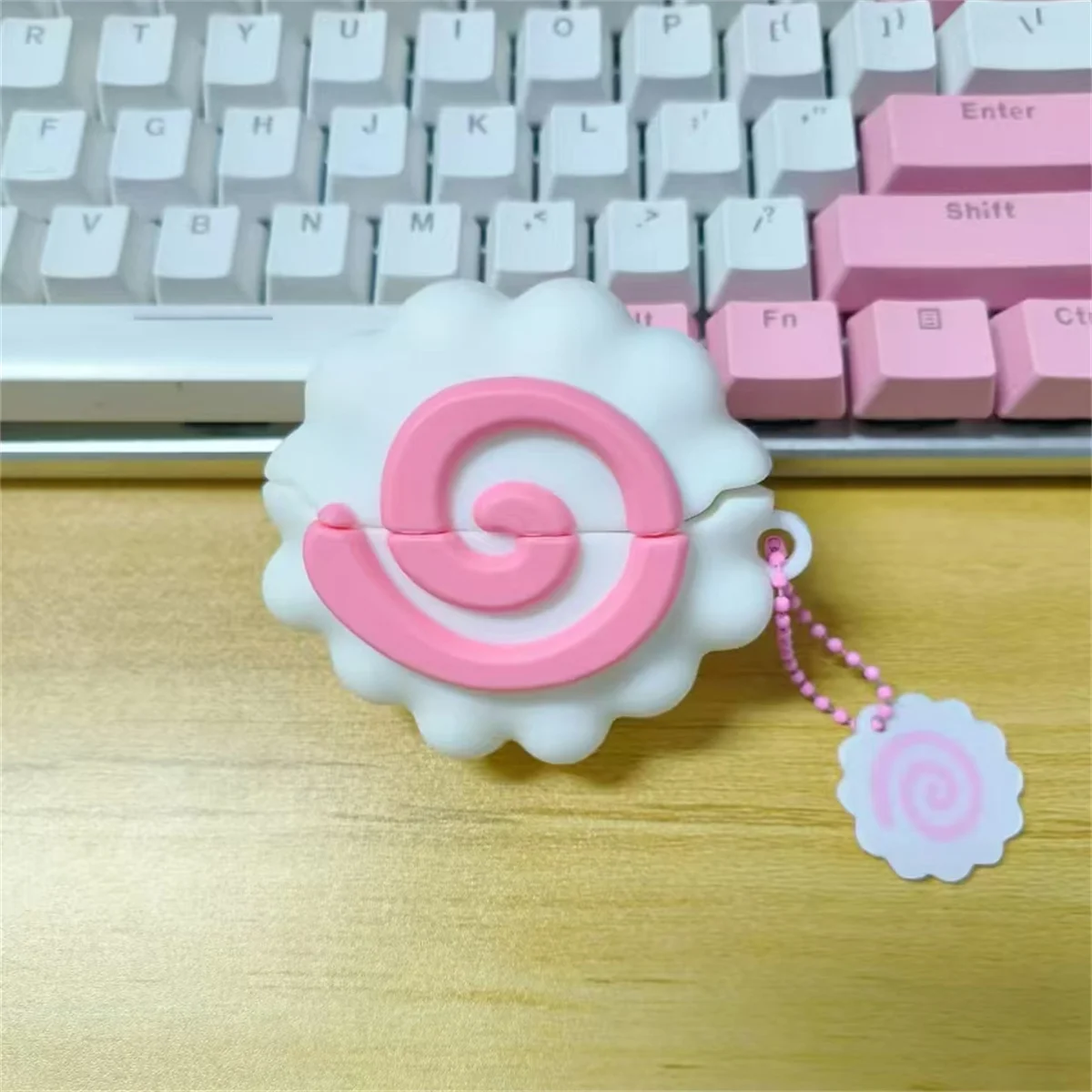 Étui en silicone avec porte-clés pour Samsung Galaxy Buds 3(2024) et Buds 3 Pro (2024), design nuage mignon 3D, étui de téléphone sauna