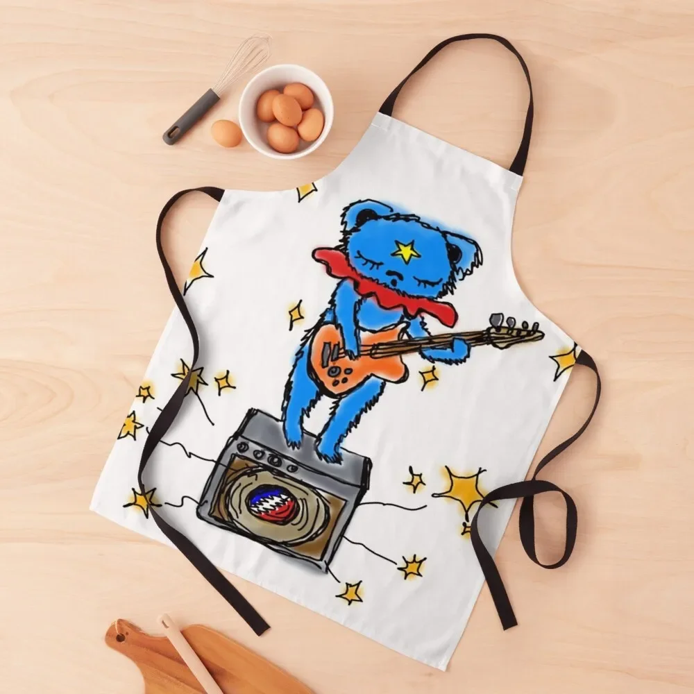 

Dancing Bear Tunes Poster Apron All For Kitchen And Home For Man Haircut Womens Dresses For Women Kitchen Apron