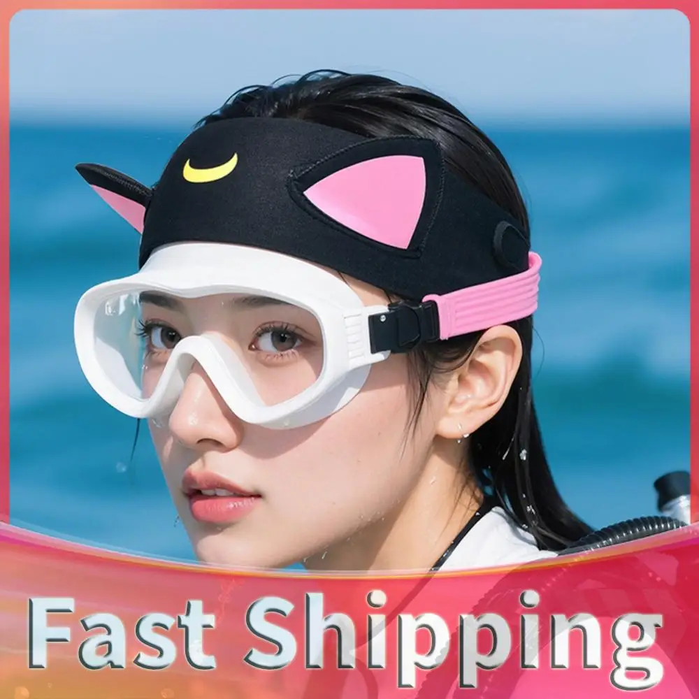 

Cat Ears 3mm Neoprene Diving Headband Dive Hairband Hair Protection Band Cartoon Diving Hood for Snorkeling Surfing