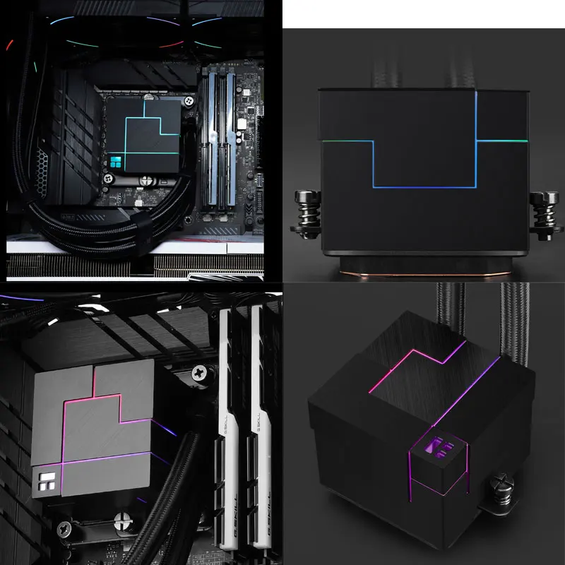 Thermalright-Core MATRIX 240 All-in-One CPU Radiador De Refrigeração De Água, Suporte De Vento E Refrigeração De Água, Fivela De Comutação, LGA1700, 115X, AM5