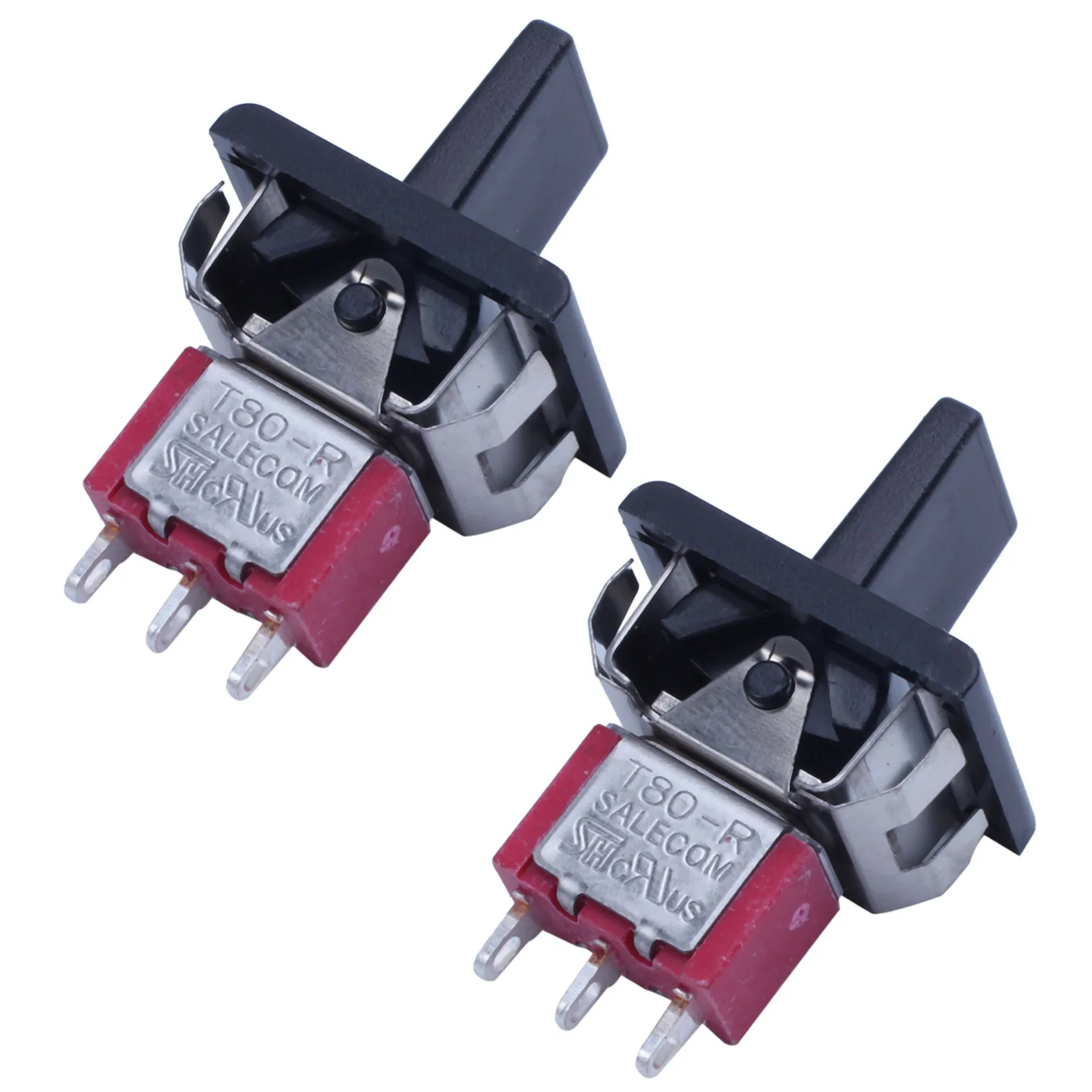 DT17 2X AC 250V/3A 125V/5A Momentary SPDT 3 Positions Toggle Switch T80-R