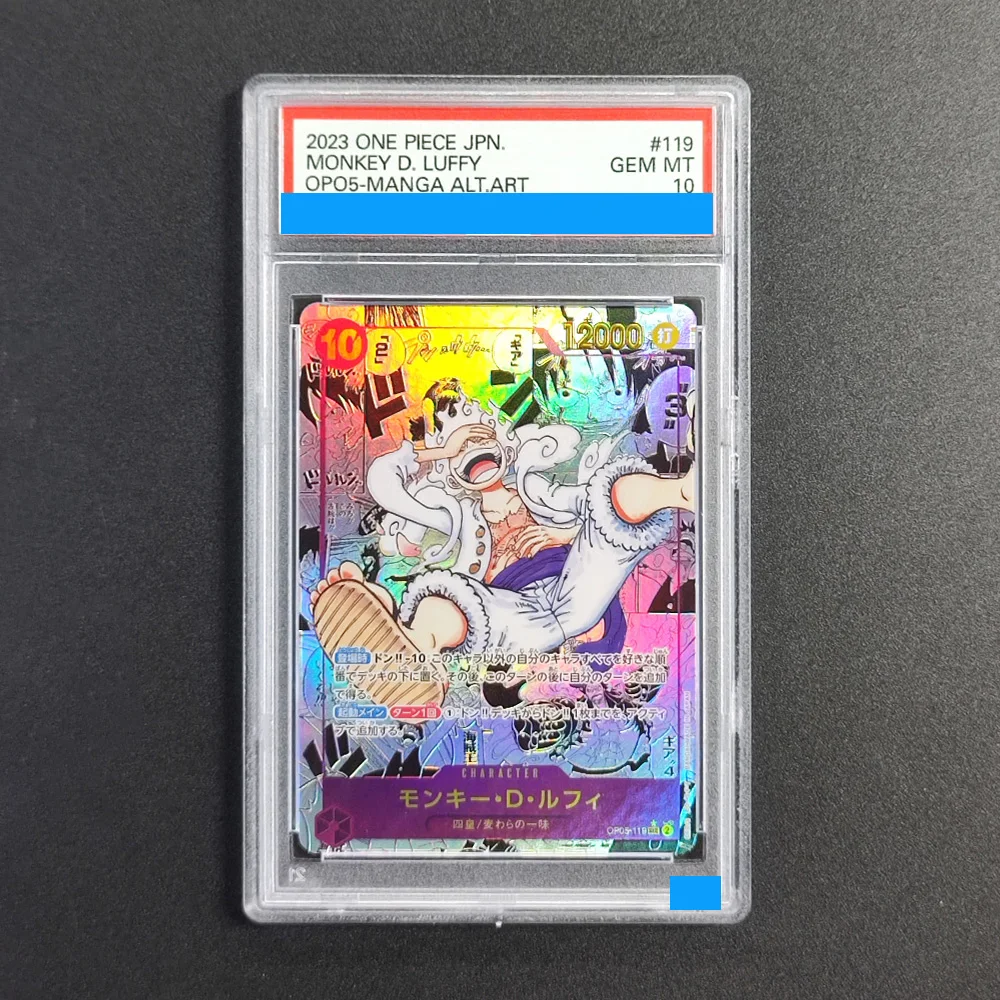 

Proxy ONE PIECE JAPANESE OP05-119 AWAKENING OF THE NEW ERA MONKEY D. LUFFY MANGA Authentication Grading 10 Collection Game Card