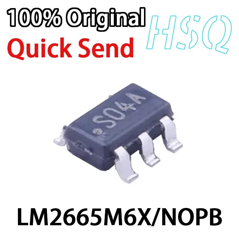 

1PCS LM2665M6X/NOPB Brand New Original LM2665 Silk Screen S04A SOT23-6 Switch Regulator IC