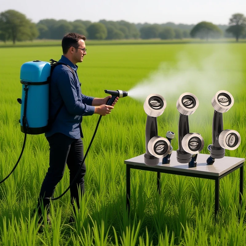 Sprayer Mist Nozzle 1/2/3 Holes High Pressure Fan Shape Sprinkler Head For Agriculture Garden Irrigation Pesticide Spraying