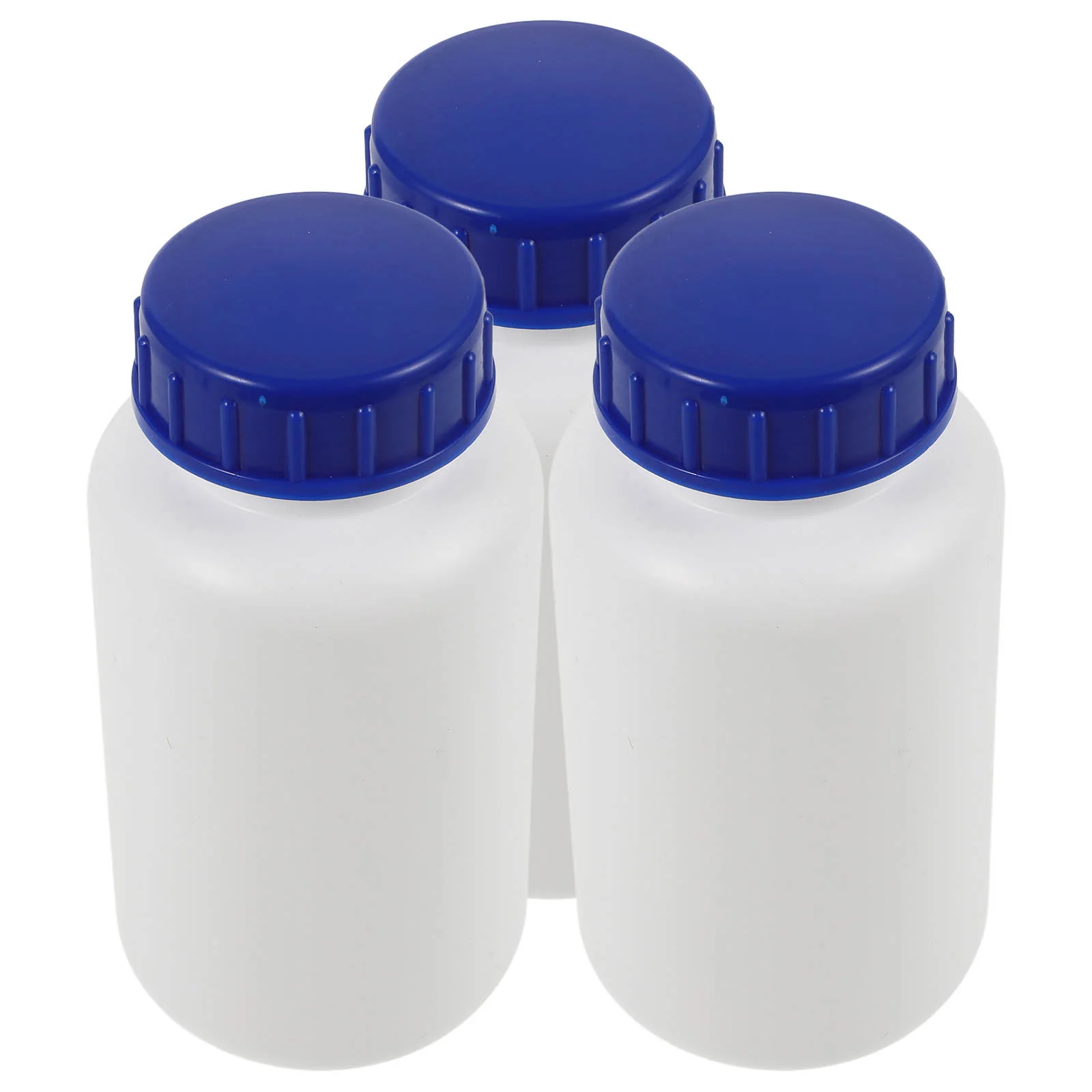 Chemical Round Bottle Refillable Sample Bottles Storage Large Reagent for Small Empty Liquid Water