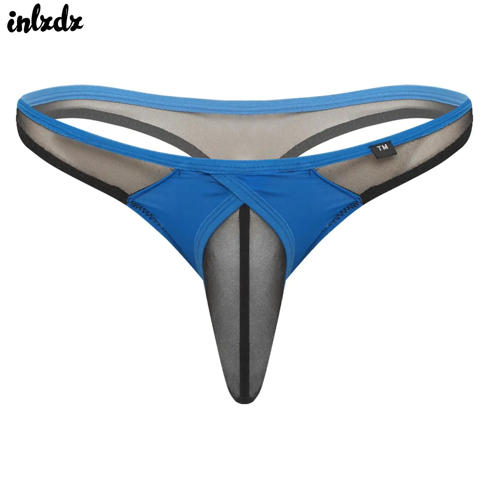 

Mens Lingerie Thong Sheer Mesh Sheath Bikini Underwear T-back Briefs Panties Low Rise G-string Jockstrap Underwear Nightwear