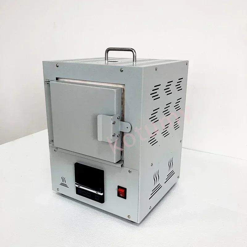 Laboratory Small Electric Furnace Denta Burnout Furnace 2KW Enclosed Ceramic Fiber Muffle Furnace Laboratory 1100℃