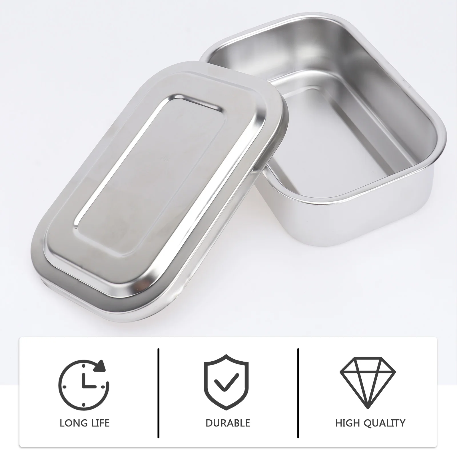 Tray Surgical Steel Instrument Stainless Jar Medical Lid With Experiment Metal Containerssample Dishes Curved