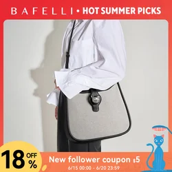 BAFELLI 2026 CAT LUXURY BRAND NEW WOMEN'S SHOULDER BAG TRENDING RETRO STYLE VINTAGE CROSSBODY PURSE UNISEX MESSENGER BAGS