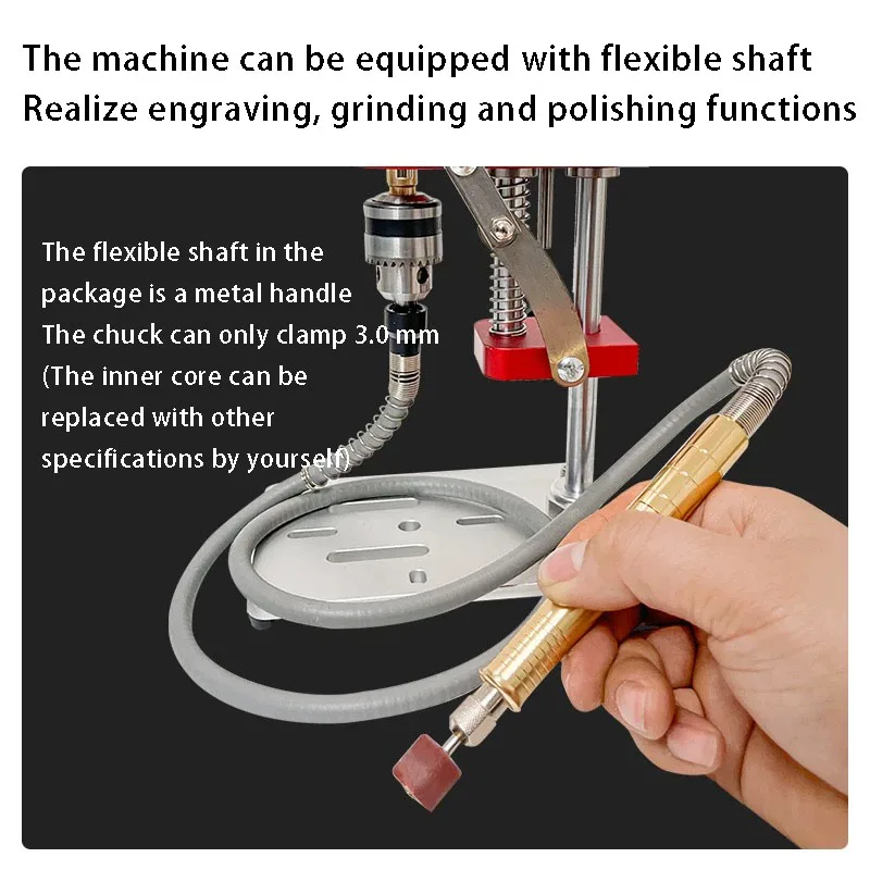 Household Micro Desktop Desktop Variable Speed DC Metal Jade Grinding And Drilling Small Bench Drill Precision Electric Drill