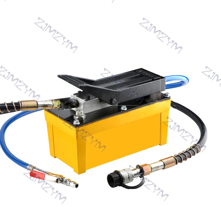 70Mpa Pneumatic Hydraulic Foot Pump 700bar/1000psi Auto Beam Corrector Parts Sheet Metal Repair Pneumatic Foot Pump 1700cm³