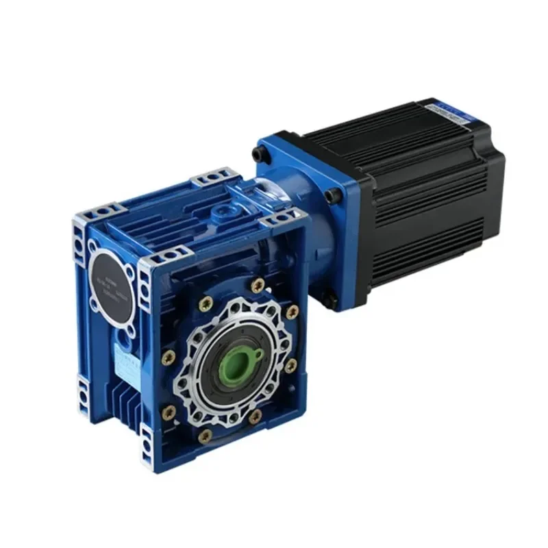 1500 watt brushless DC motor 48V IP67 3000 rpm braking function, with NMRV63 worm gear transmission gear ratio 1:60, s