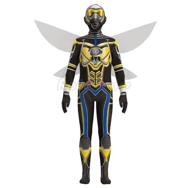 새로운 Ant Man 3 코스프레 의상 어린이 업그레이드 Quantumania 슈퍼 히어로 슈트 소년 점프 슈트 생일 파티 멋진 드레스 할로윈 의상