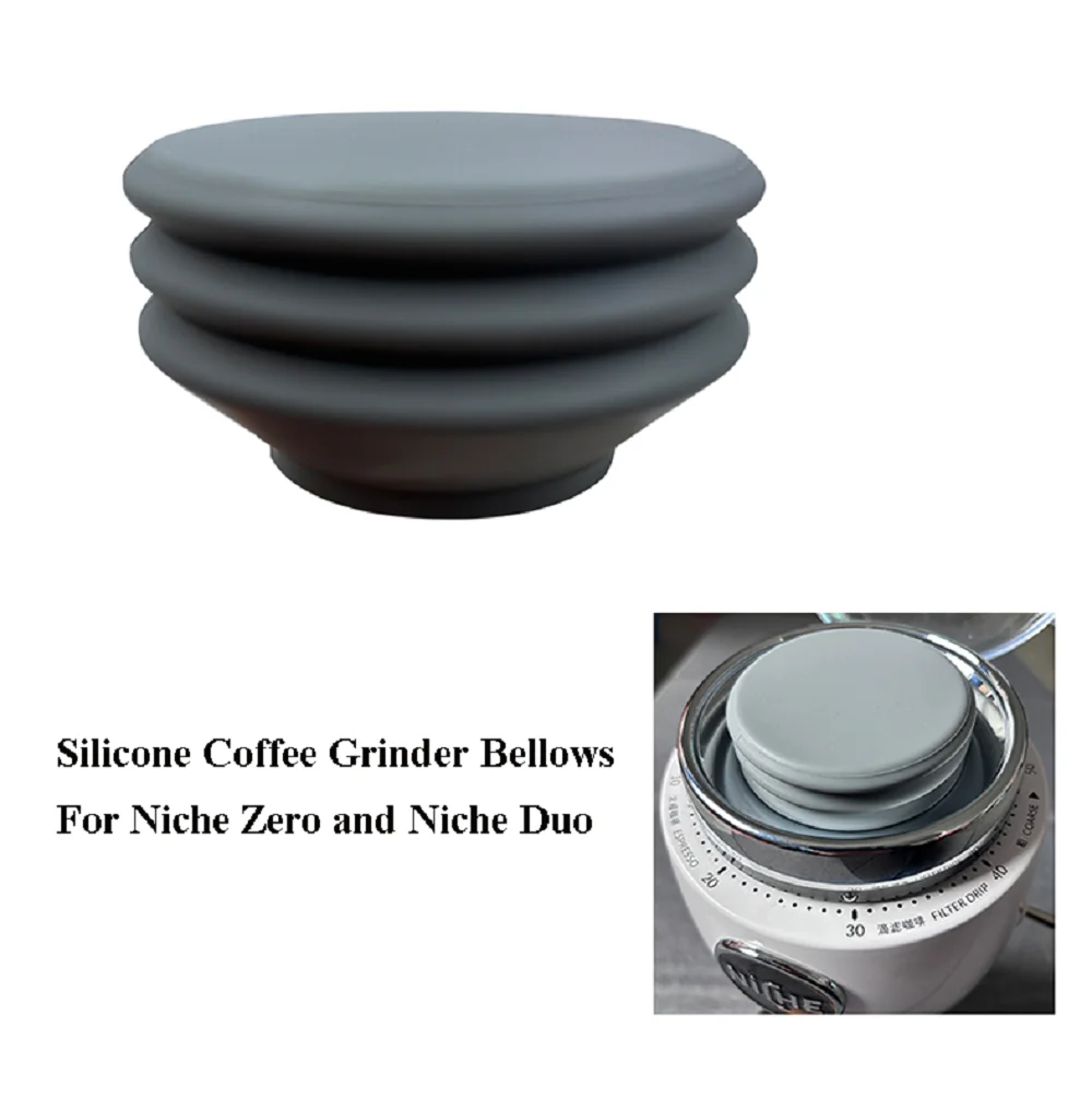 Silikonbalg für Niche Zero und Niche Duo Kaffeemühle Bean Coffee Hopper Faltenbalg Clean Bean Rückstände Zubehör