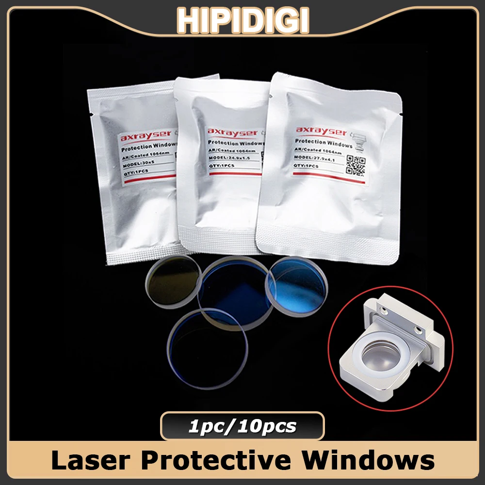 

Laser Protective Windows 24.9x1.5 27.9x4.1 37x7 Protective Lens Glass for Raytools Precitec BOCI Bodor Fiber Laser Cutting Head