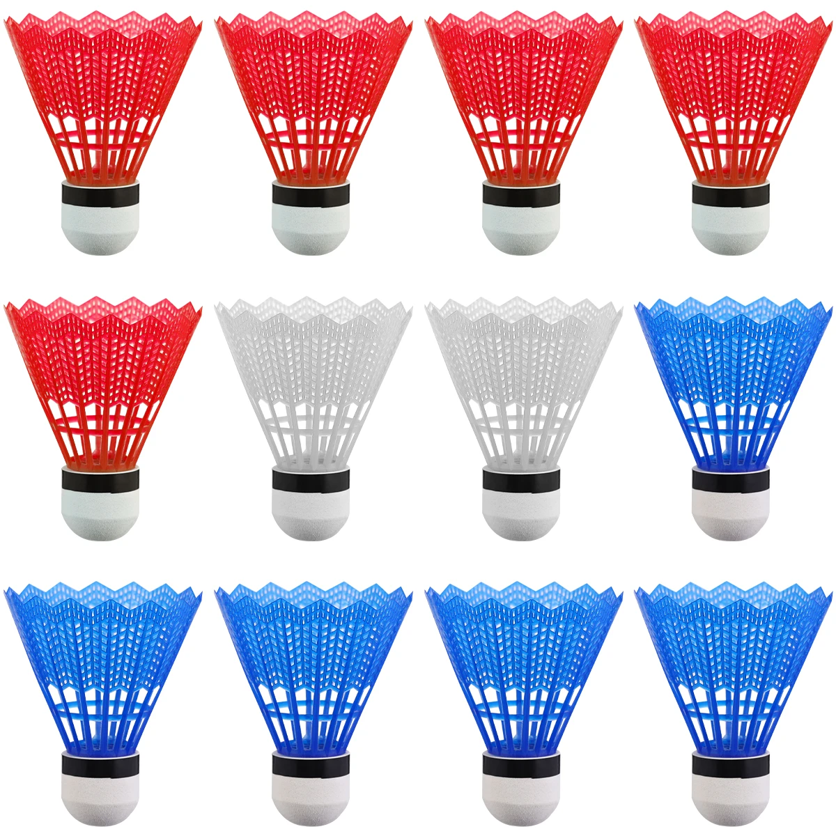 

Цветные воланы для бадминтона, самобамминтон, одиночные нейлоновые воланы в помещении, детские аксессуары для возвращения вниз