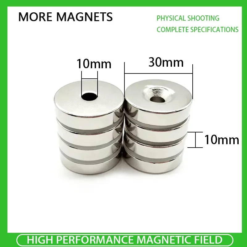 

1~10PCS 30x10-10mm Round NdFeB Neodymium Magnet N35 Super Powerful Small imanes Permanent Magnets 30mm x 10mm -10mm