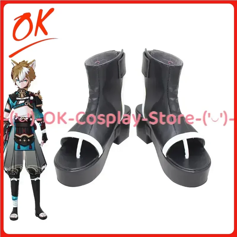 

[Customized] Genshin Impact Gorou Cosplay Shoes Anime Game Roleplay Costume Prop Halloween Carnival Party PU Leather Boots