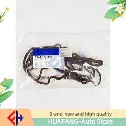 Genuine Genuine Valve Cover Gasket Set For Veracruz Azera Borrego Sorento 3.3l 3.8l V6 224533c110 224413c110 Brand New