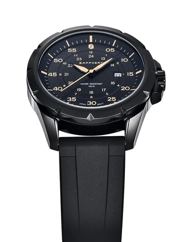 Imagen 2 del producto SAPPHERO Reloj para hombre, reloj de cuarzo de lujo, resistente al agua hasta 50M, movimiento importado, reloj de acero inoxidable, reloj de pulsera de regalo para hombre