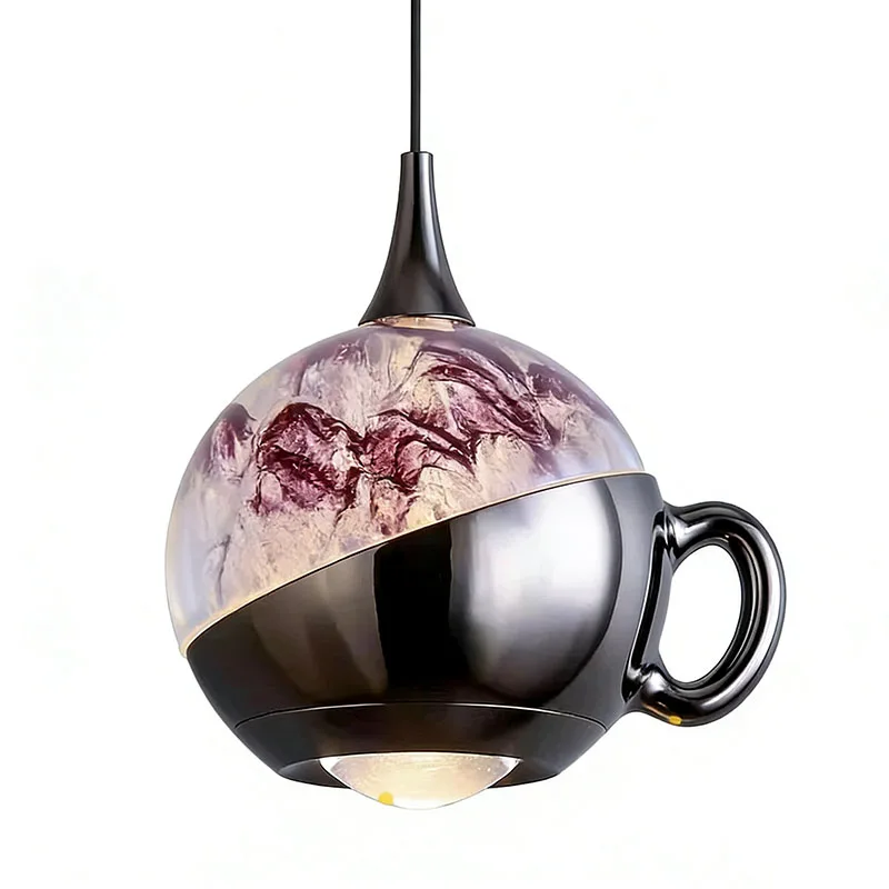 Modern Creative Art Lighting Pendant Lamp Iceberg Pot shaped Pendant Lights Restaurant Bedroom Study Corridor Desk Pendant Lamps