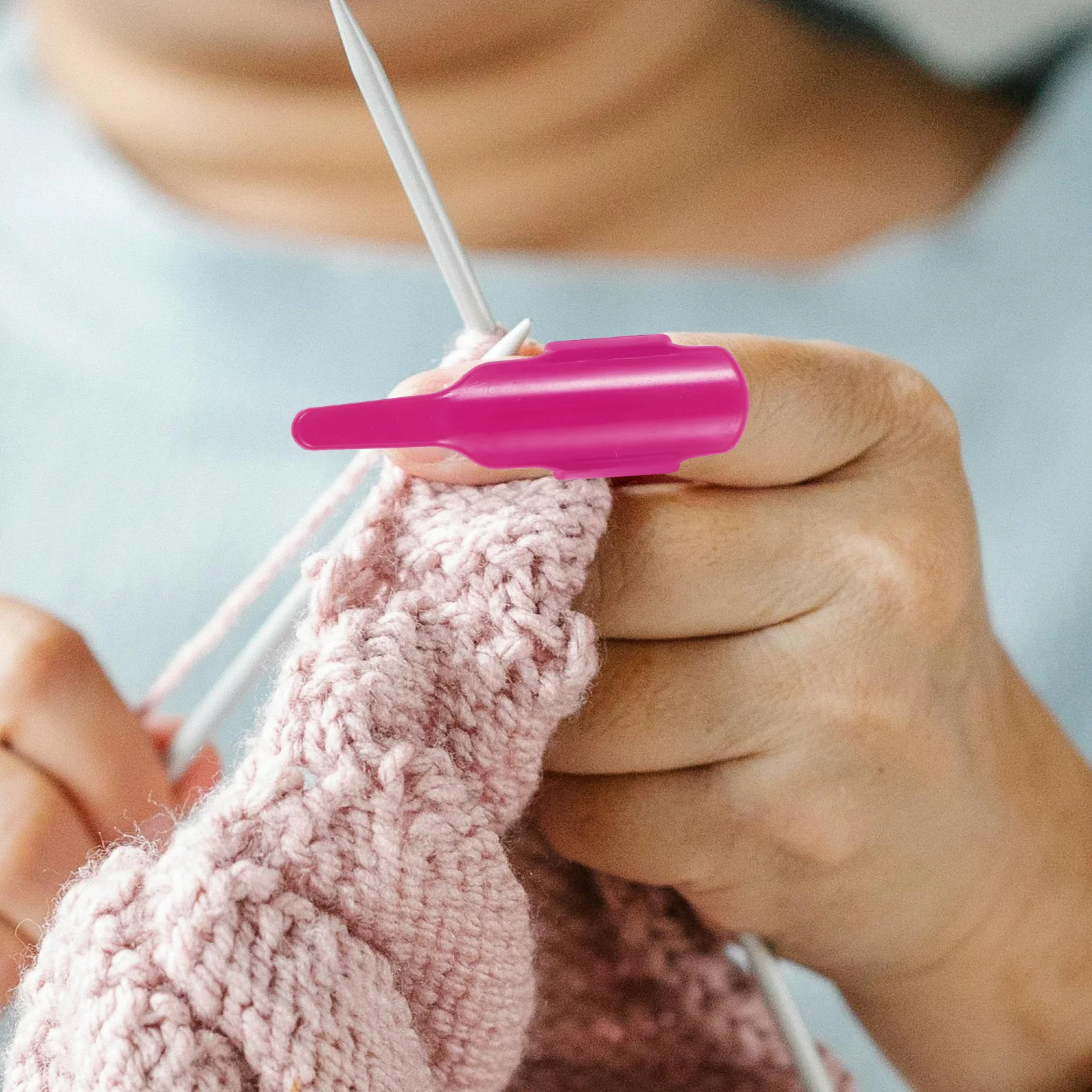 

3pcs Finger Thread Controller Sturdy Plastic Sewing Tool Ergonomic Design For Cross Seams Multi-Use Craft Making Reusable