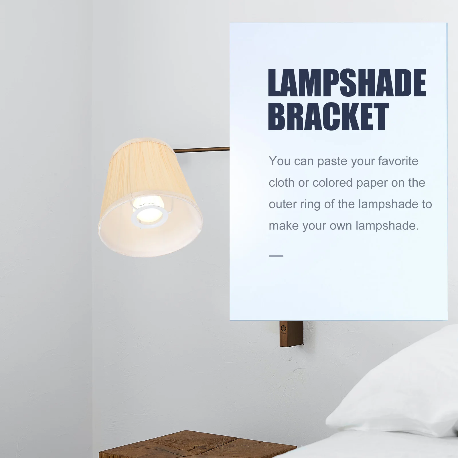 

Frame Diy Holder For Table Lamp Ceiling Light Chandelier Bracket Lampshade Lampshade Shelf Diy Accessories