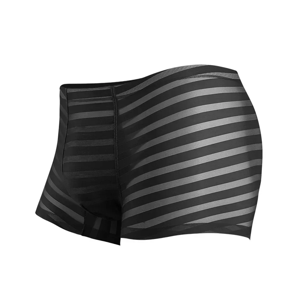 

Men's Sexy Summer Boxer Briefs Bulge Pouch Underwear Shorts Ultra-Thin Trunks Breathable Underpants Panties Low-Rise Lingerie