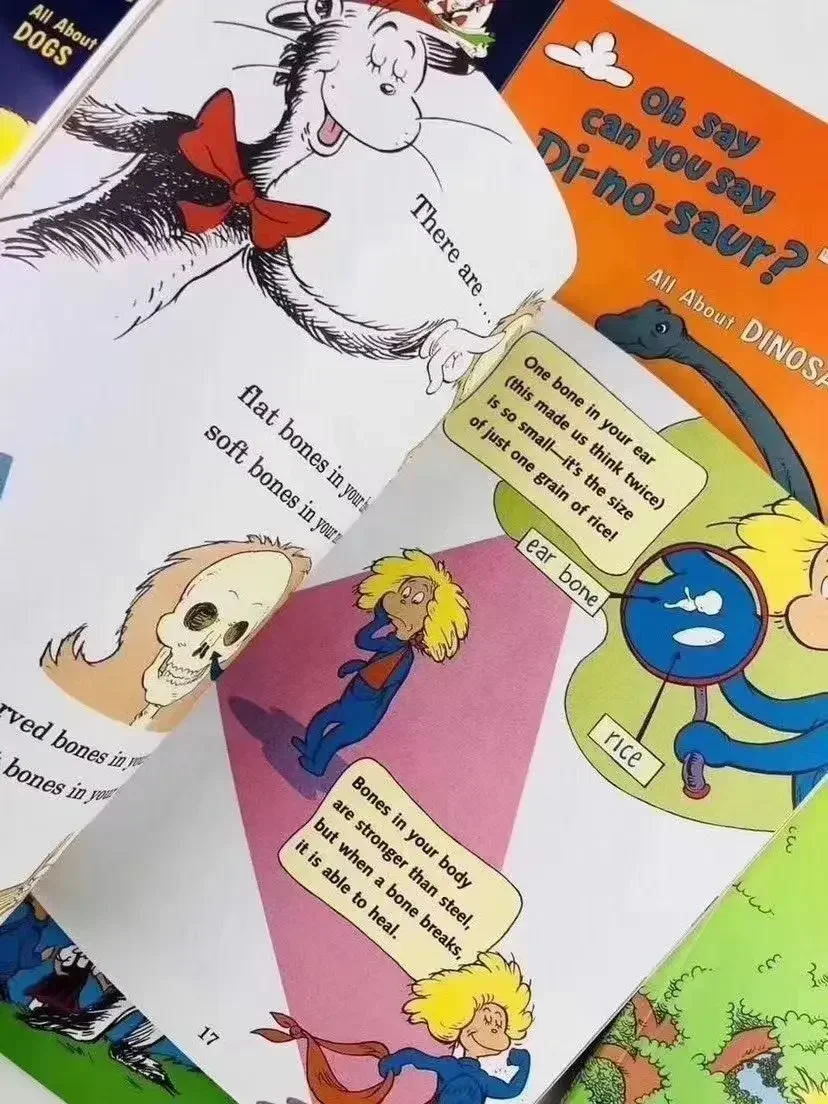 33 كتابًا من سلسلة علوم دكتور سوس قصة مثيرة للاهتمام للأطفال كتب مصورة باللغة الإنجليزية هدية للأطفال تعلم التعليم قراءة ToyBoo