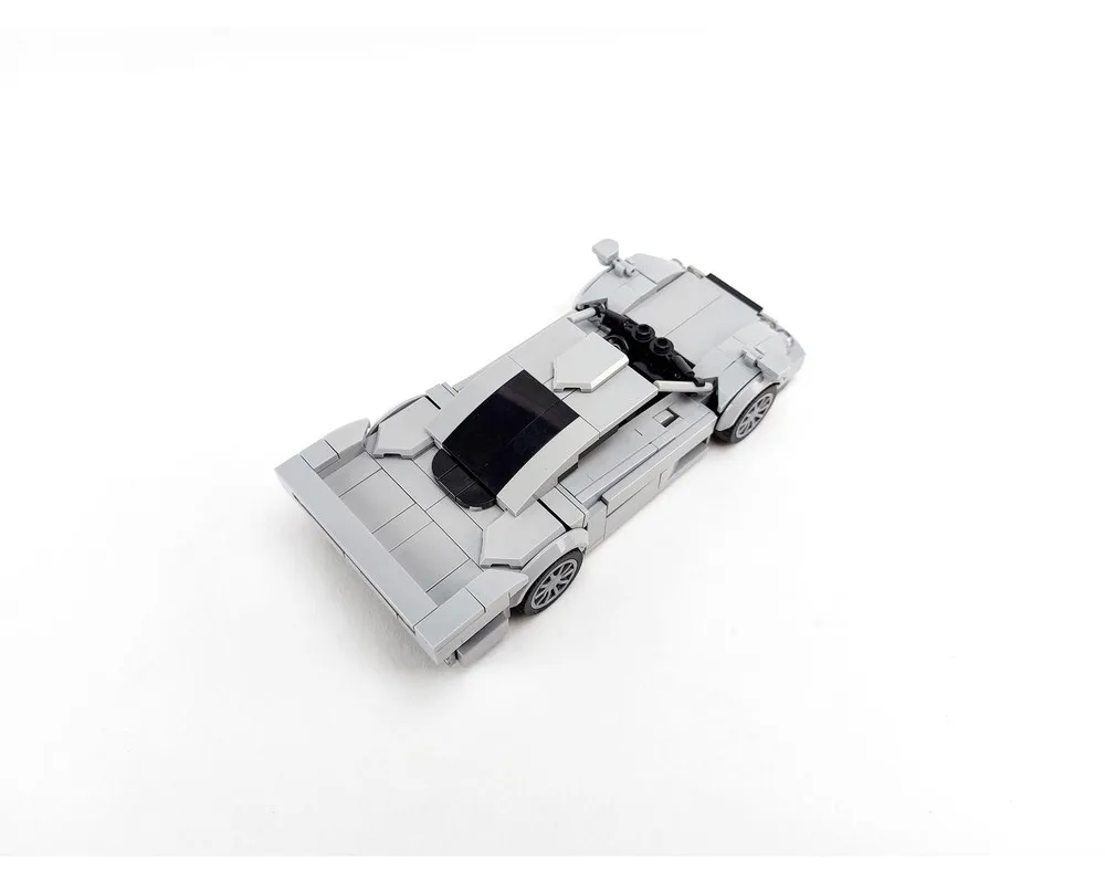 MOC CLK GTR Racing Car Building Blocks 314pcs DIY Assembly Bricks Model Collectible Display Toy Gift view 4