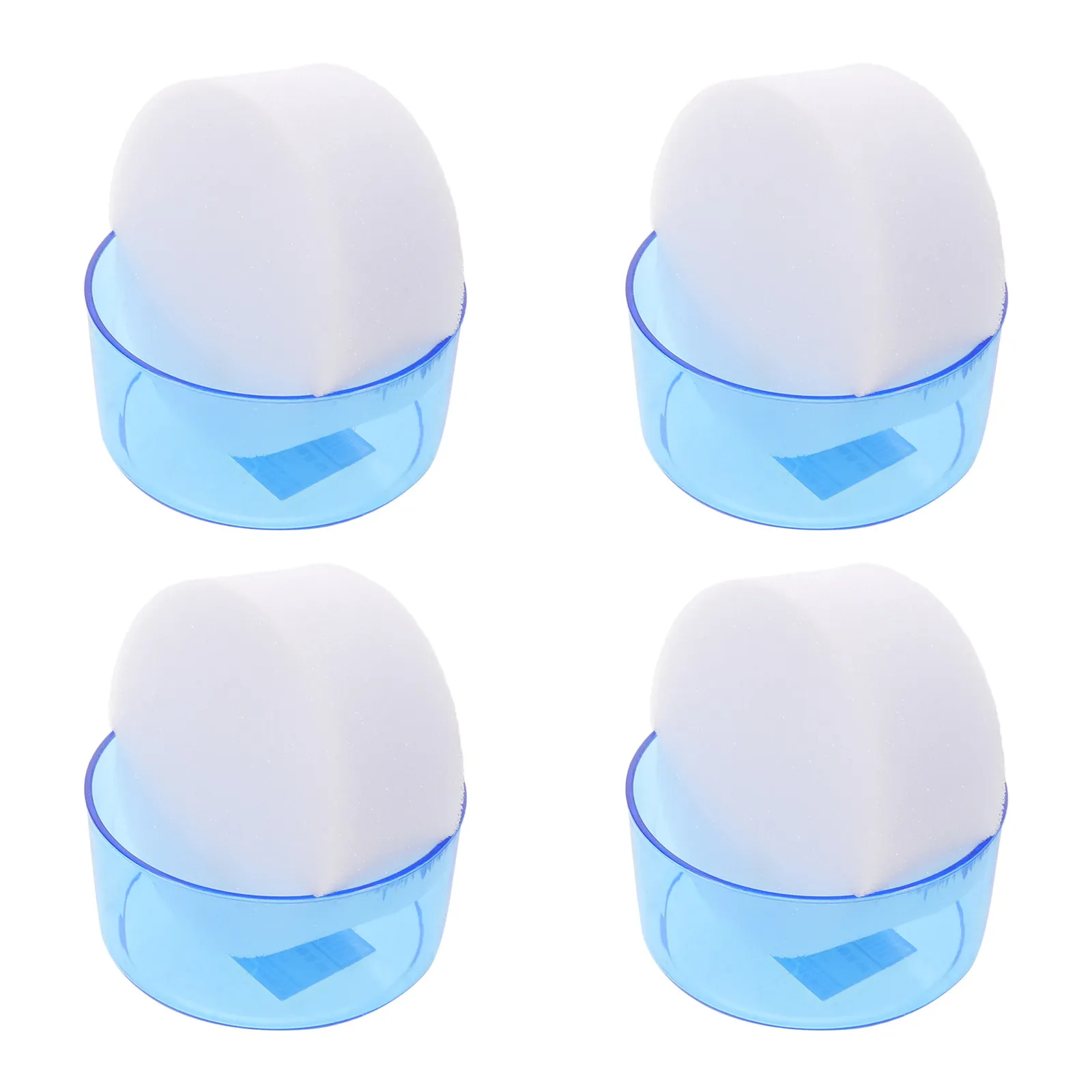 4Pcs Finger Moistener Sponge Cup for Money Counting Cashiers Document Sorting Purple Desktop Sponge Pot Utility