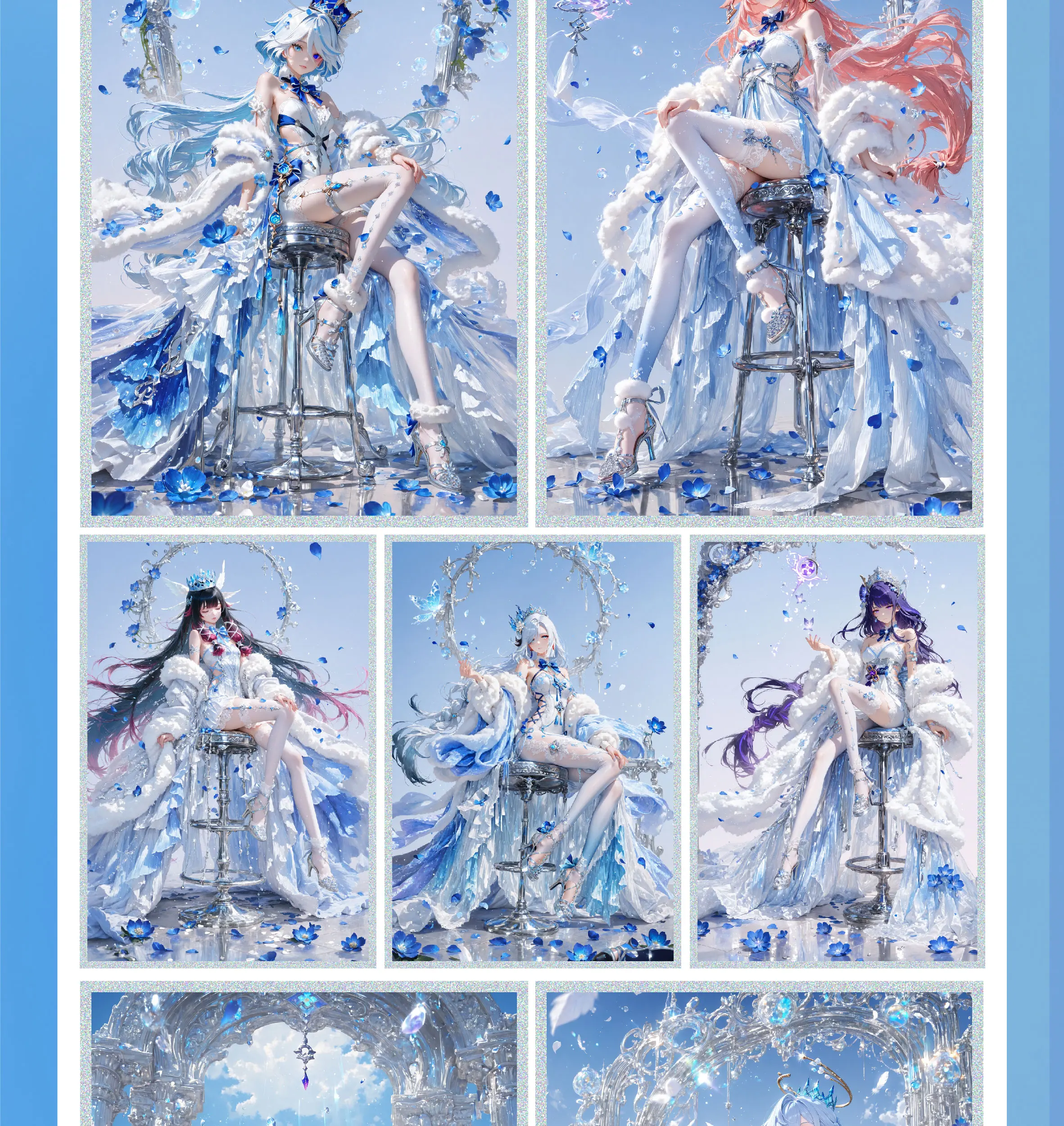 Pomelo Blossoms Thickened A4 Acrylic High Definition Anime Art Board Collectible Character Display Decor Gift for Anime Fans