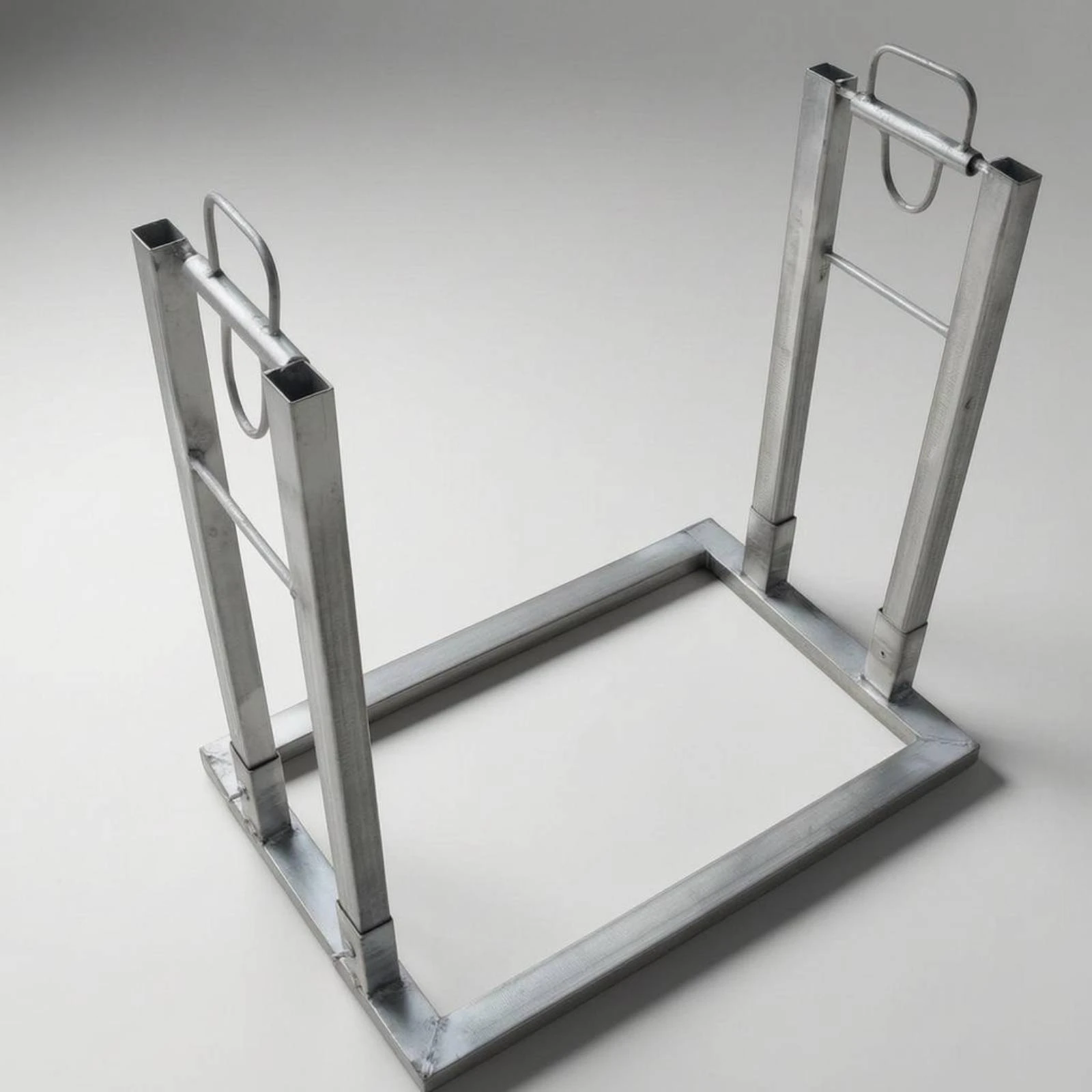 Vegetable Bag Frame Rectangular Base Metal Packing Stand Bean Bag Holder Square Tube Legs Farm Tool Welded