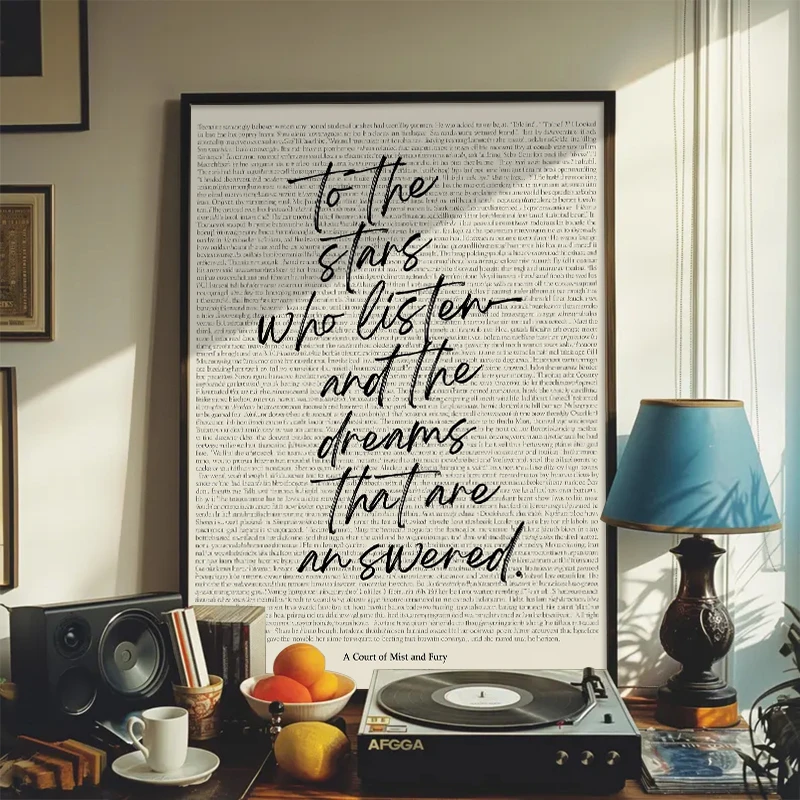 ACOTAR Wall Art Posters, ACOMAF, Velaris, Book Quotes Prints, Bookish Poster, Book Lover Art Print, Minimalist Home Decor Prints