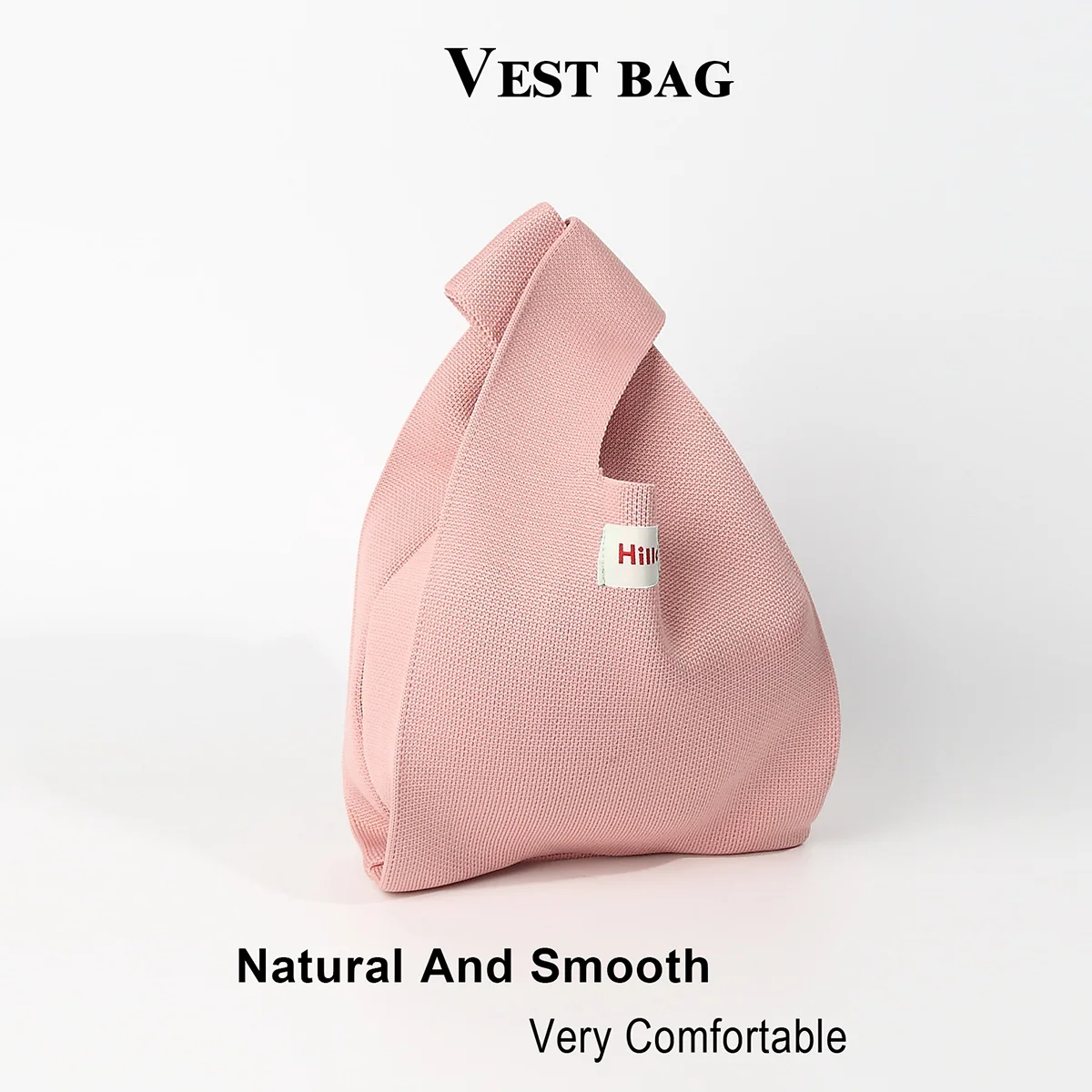 1-Piece Solid Color Crochet Open-Top Women's Handbag, Lightweight and Foldable, Suitable for Carrying Mobile Phones, Umbrellas, Cosmetics, Lipsticks, Perfumes, for Daily Use, Vacation, School, Commuting, Shopping, Photography, Travel, Camping, Running, and Suitable for All Seasons