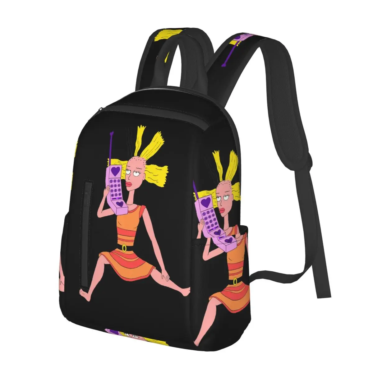 

Cynthia Doll Rugrats Student Backpack School Bag Hiking Travel Daypack for Boys Girls Bookbag Shoulder Bags