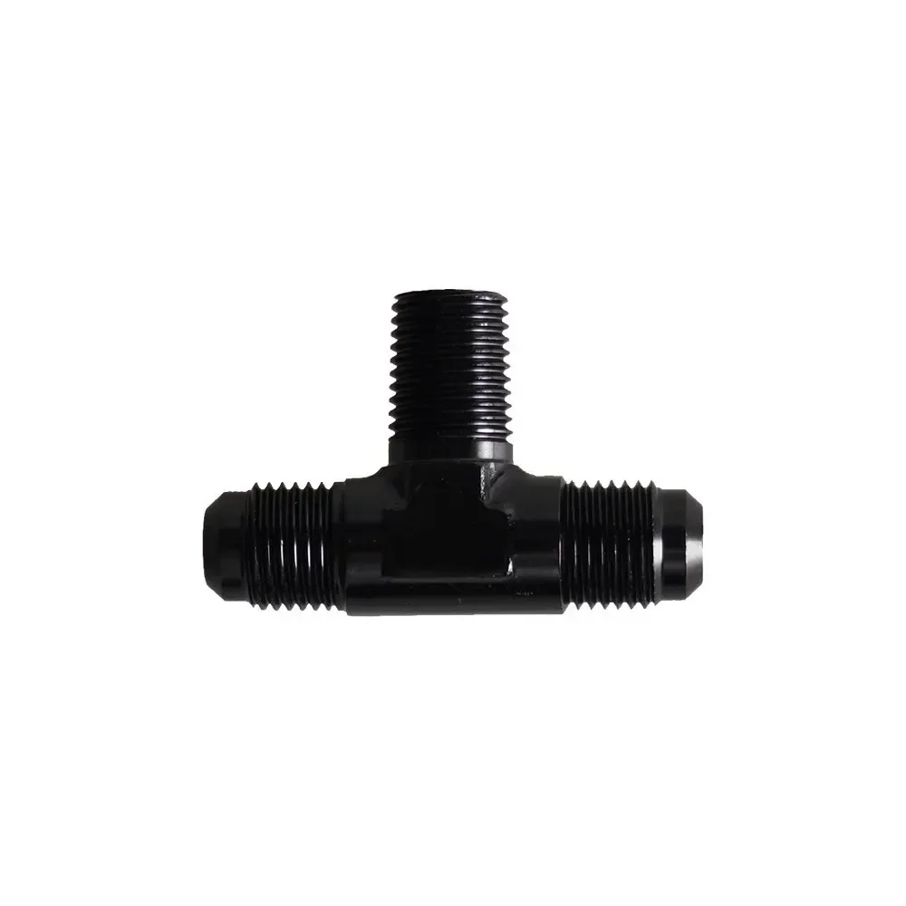 6AN ~ 1/4" NPT, 8AN ~ 3/8" NPT, 10AN ~ 1/2" NPT 티 유니온 T 연료 호스 피팅 어댑터