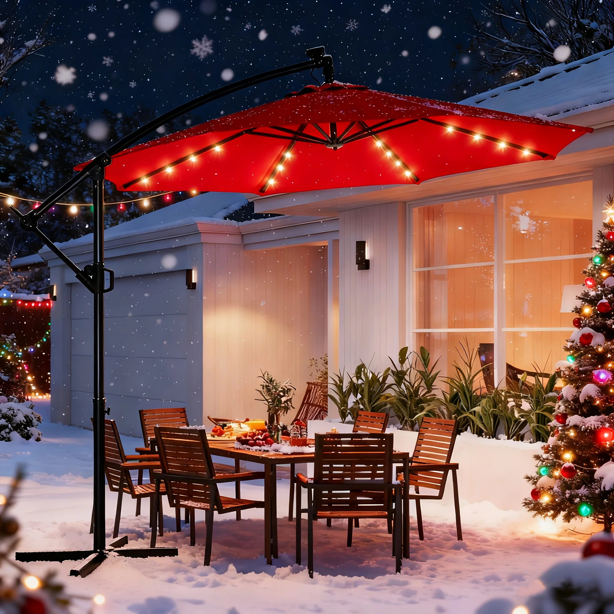 Ombrellone da Patio a Braccio  - Outdoor Power Direct recensione e prezzo