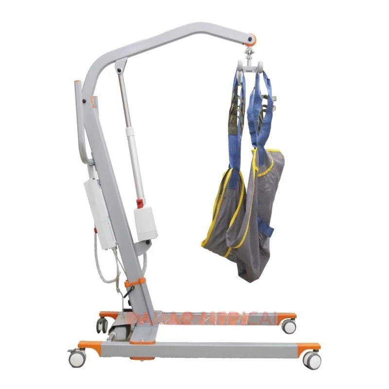 Home Care Mobile Electric Elderly Hoist Machine Lifter Transfer Lift Device for Bedridden Patient Disabled