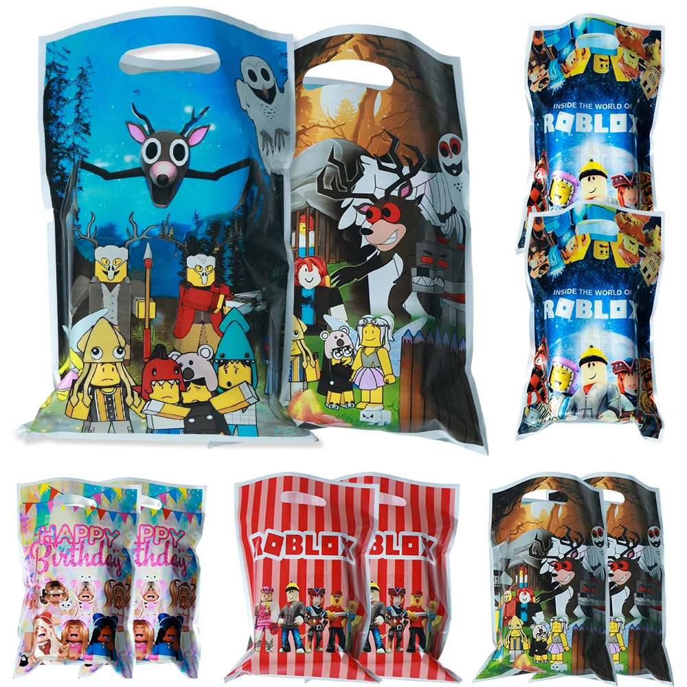 Roblox Verjaardagstassen Feesttassen 99 Nachten In Het Bos Buitzak Verjaardagsfeestje Benodigdheden Decoraties Meisje Cadeau Feestartikelen