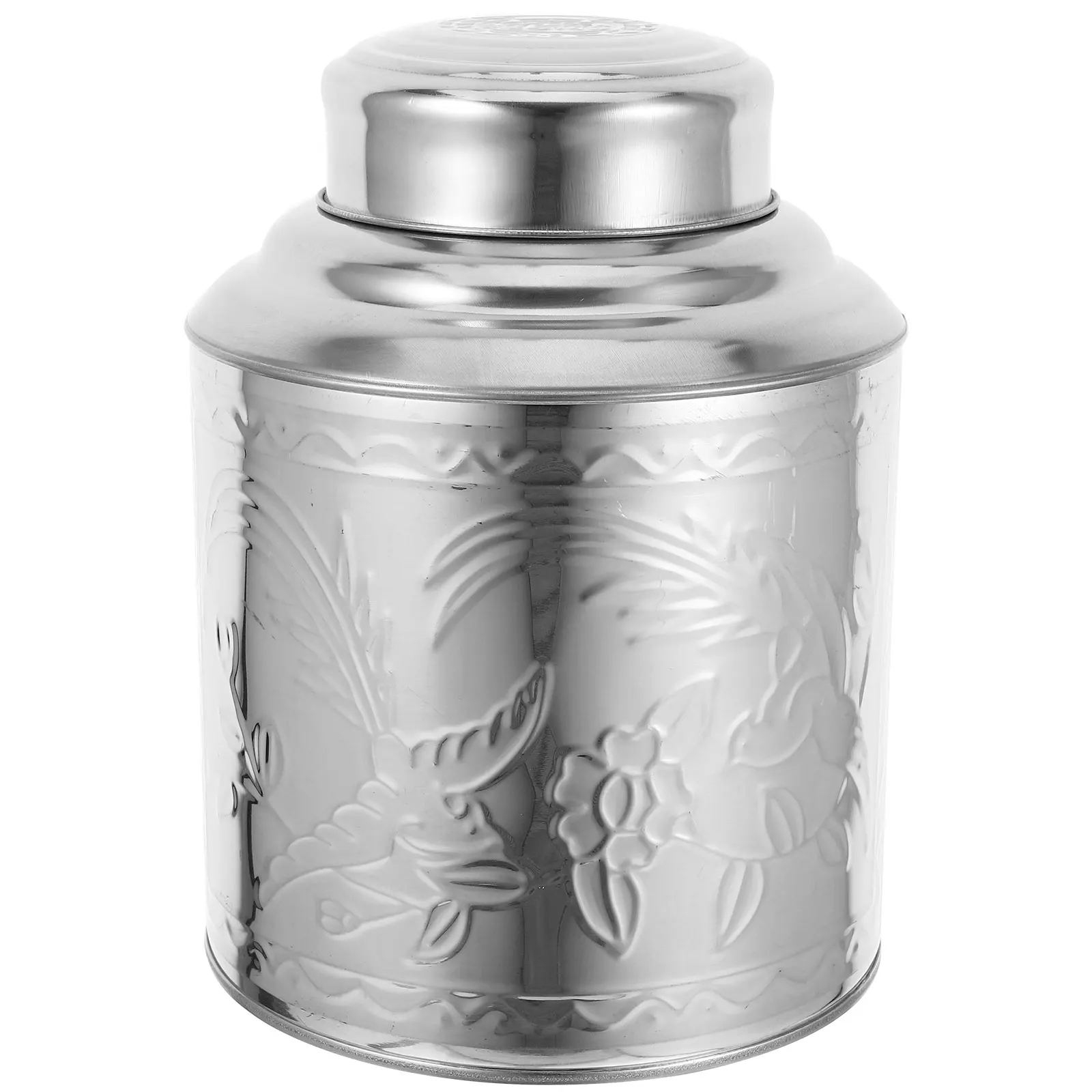 

Stainless Steel Canister 1000g Coffee Bean Canister Airtight Kitchen Jar for Coffee Sugar Flour Storage Canisters