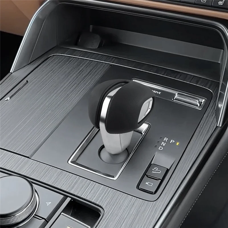 سيارة والعتاد التحول مقبض أزرار غطاء ملصقات والعتاد التحول المقبض الكسوة لمازدا CX-60 CX60 2022 أجزاء السيارة الداخلية-X67A