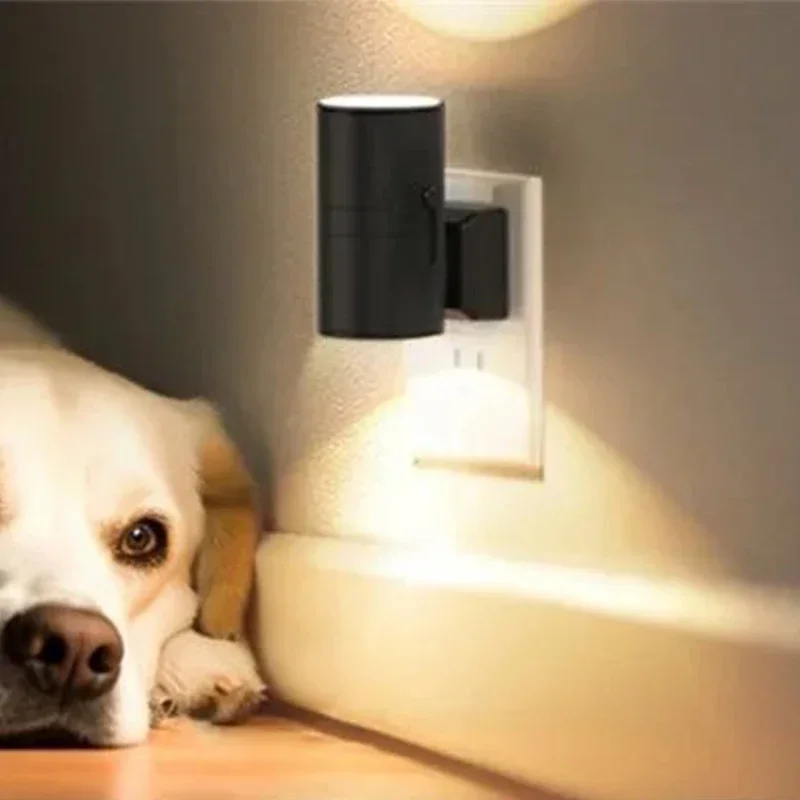 Luce notturna a LED Plug in Sensore dal tramonto all'alba Luminosità regolabile Luci notturne dimmerabili per le scale della camera da letto del corridoio della cucina